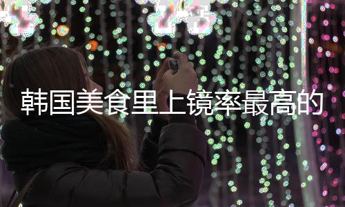 最高韩国韩镜率式辣年糕美食的一道菜里上